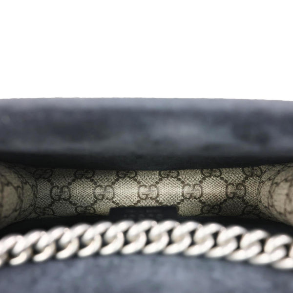 GUCCI Dionysus Mini GG Supreme Canvas Crossbody Bag Beige 421970