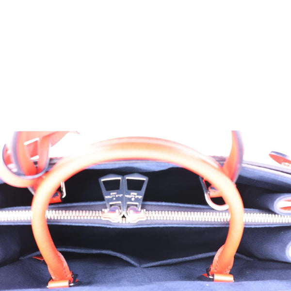 LOUIS VUITTON Twist Epi Leather Tote Bag Red