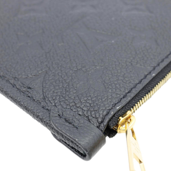 LOUIS VUITTON Empreinte Leather Wristlet Black