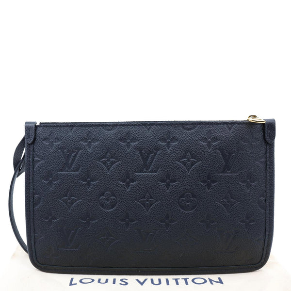 LOUIS VUITTON Empreinte Leather Wristlet Black