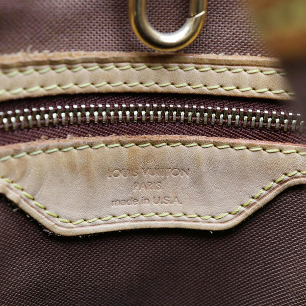 LOUIS VUITTON Batignolles Vertical Monogram Canvas Tote Bag Brown