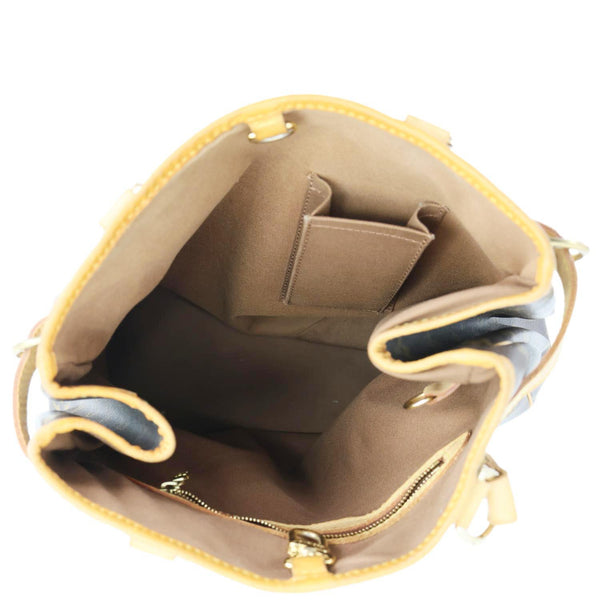 LOUIS VUITTON Batignolles Vertical Monogram Canvas Tote Bag Brown