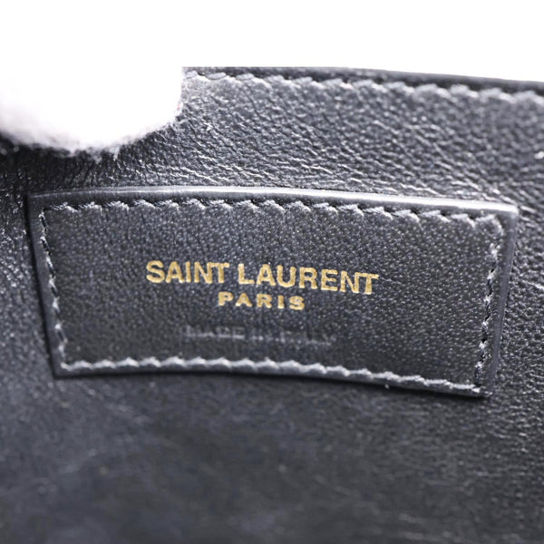 YVES SAINT LAURENT Vicky Medium Matelasse Lambskin Chain Crossbody Bag Blue