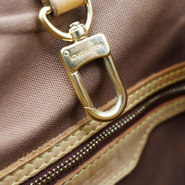 LOUIS VUITTON Batignolles Vertical Monogram Canvas Tote Bag Brown