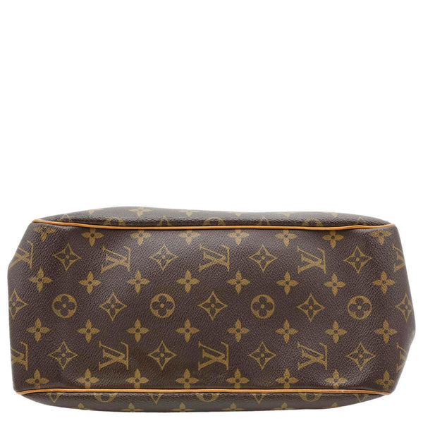 LOUIS VUITTON Batignolles Vertical Monogram Canvas Tote Bag Brown