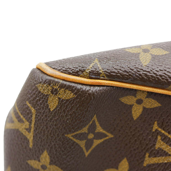 LOUIS VUITTON Batignolles Vertical Monogram Canvas Tote Bag Brown