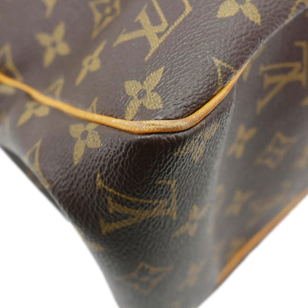 LOUIS VUITTON Batignolles Vertical Monogram Canvas Tote Bag Brown