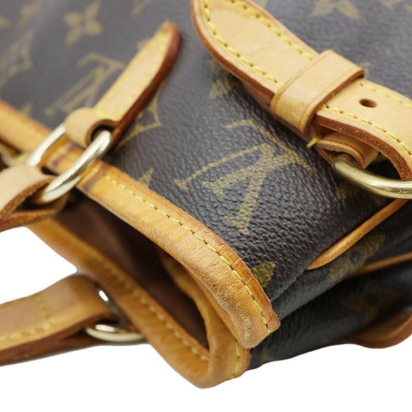 LOUIS VUITTON Batignolles Vertical Monogram Canvas Tote Bag Brown