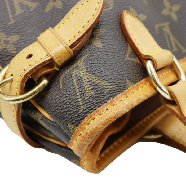 LOUIS VUITTON Batignolles Vertical Monogram Canvas Tote Bag Brown