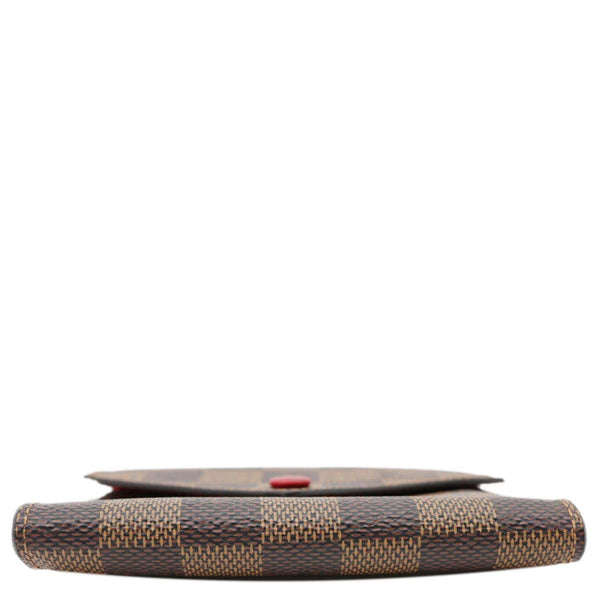 LOUIS VUITTON Victorine Damier Ebene Wallet Brown