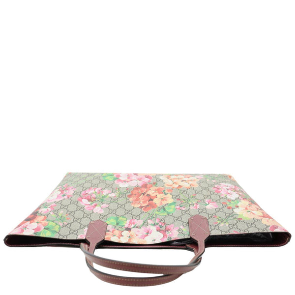GUCCI Blooms GG Supreme Floral Tote Bag Dry Rose 368568