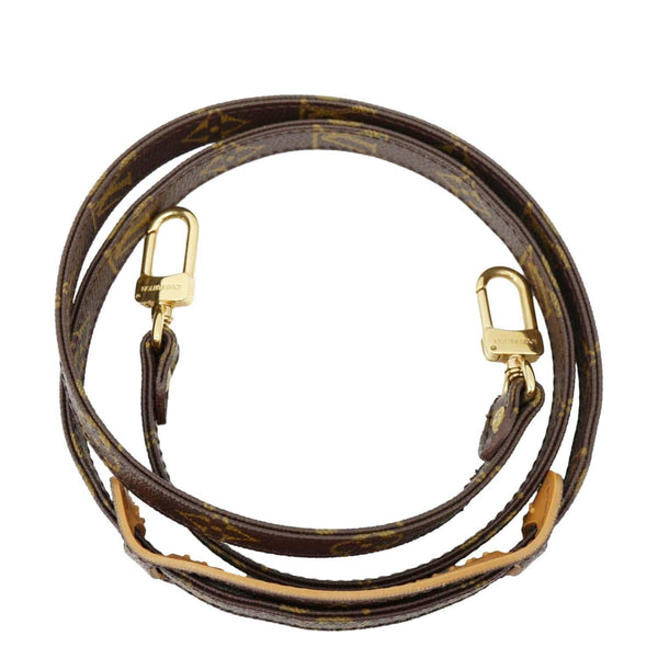 LOUIS VUITTON Vintage Monogram Canvas Shoulder Strap Brown