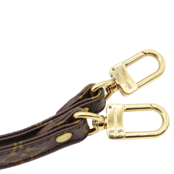 LOUIS VUITTON Vintage Monogram Canvas Shoulder Strap Brown