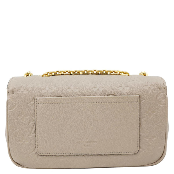 LOUIS VUITTON Marceau PM Monogram Empreinte Leather Shoulder Bag Beige