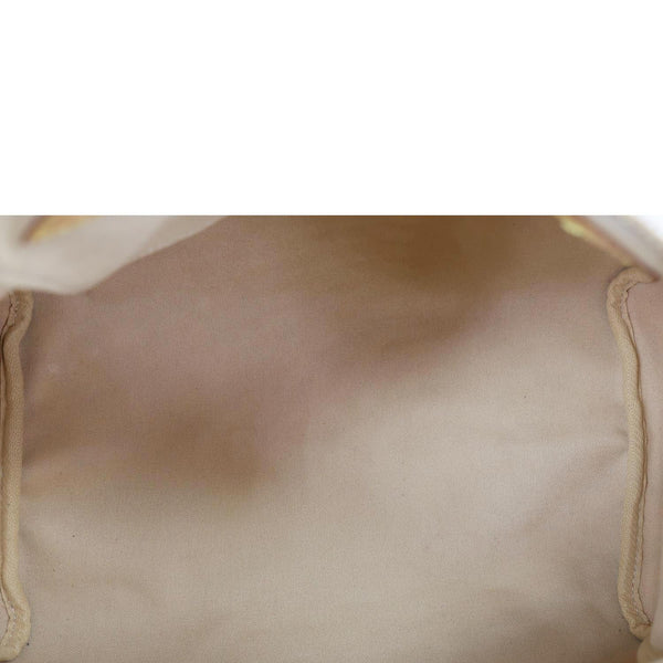 LOUIS VUITTON Speedy 30 Damier Azur Satchel Bag White