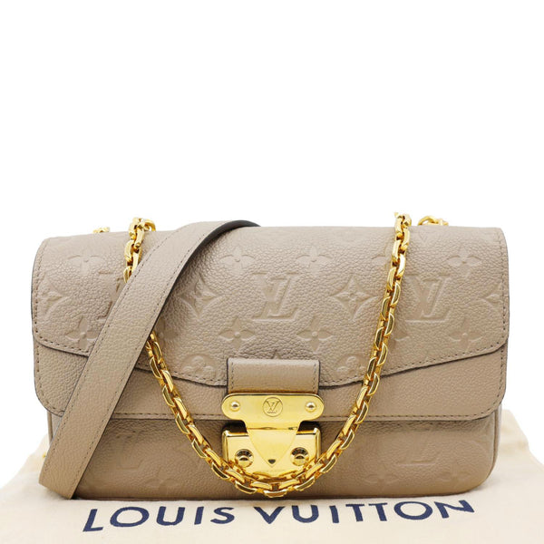 LOUIS VUITTON Marceau PM Beige Monogram Empreinte Leather Shoulder Bag - Dust Bag