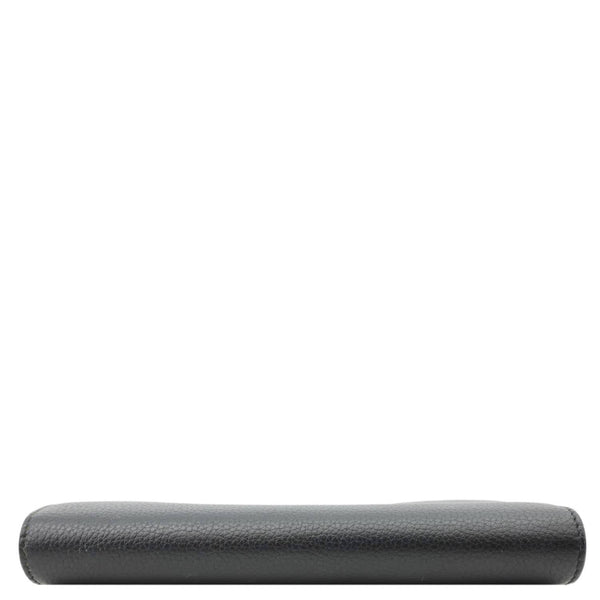 CHRISTIAN DIOR Saddle Oblique Jacquard Leather Wallet Black