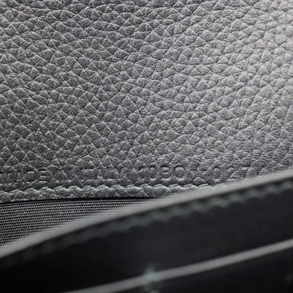 CHRISTIAN DIOR Saddle Oblique Jacquard Leather Wallet Black