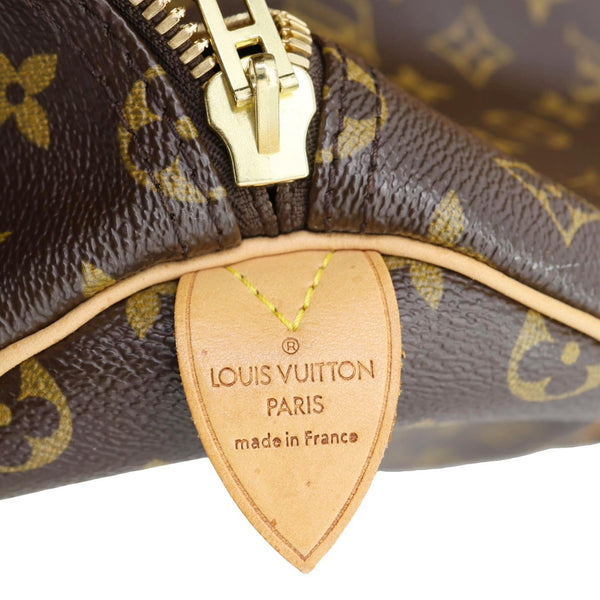 LOUIS VUITTON Keepall 50 Monogram Canvas Travel Bag Brown
