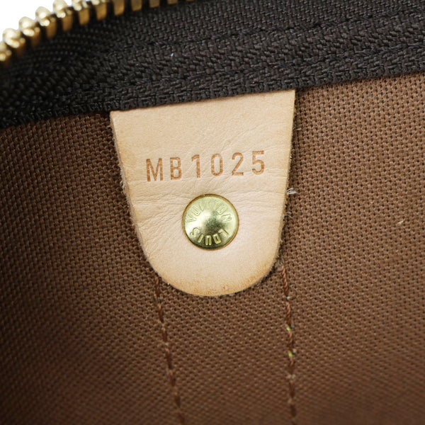 LOUIS VUITTON Keepall 50 Monogram Canvas Travel Bag Brown