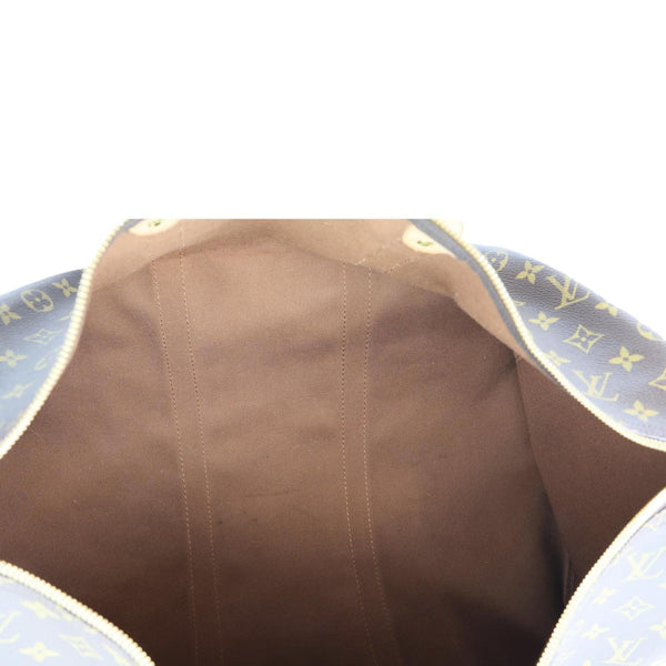 LOUIS VUITTON Keepall 50 Monogram Canvas Travel Bag Brown