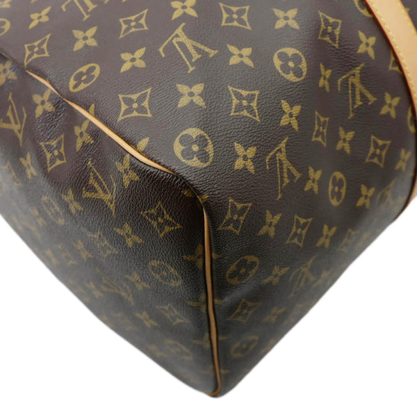 LOUIS VUITTON Keepall 50 Monogram Canvas Travel Bag Brown