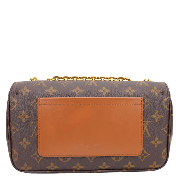 LOUIS VUITTON Marceau Monogram Canvas Chain Shoulder Bag Caramel