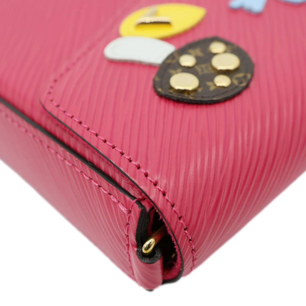 LOUIS VUITTON Felicie Pochette Easter Bunny Epi Leather Crossbody Bag Red