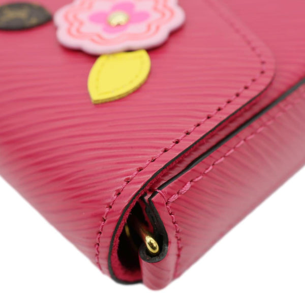 LOUIS VUITTON Felicie Pochette Easter Bunny Epi Leather Crossbody Bag Red