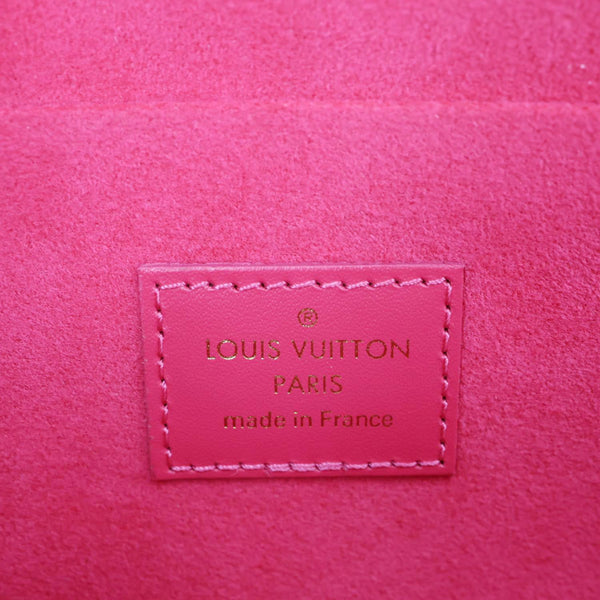 LOUIS VUITTON Felicie Pochette Easter Bunny Epi Leather Crossbody Bag Red