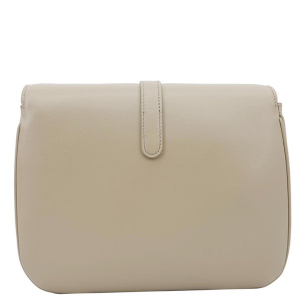 CELINE Tabou Medium Smooth Calfskin Leather Shoulder Bag Beige
