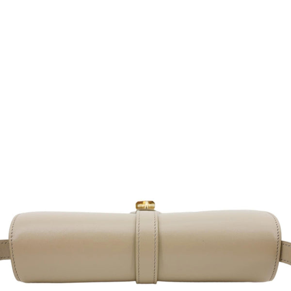 CELINE Tabou Medium Smooth Calfskin Leather Shoulder Bag Beige
