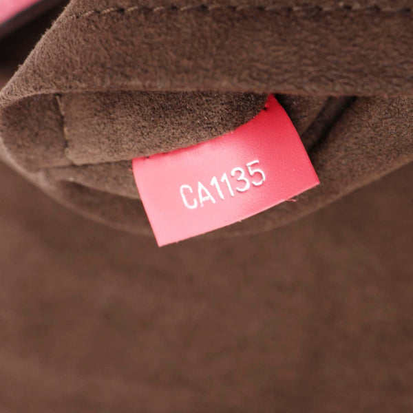 LOUIS VUITTON Cluny MM Epi Leather Top Handle Crossbody Bag Red