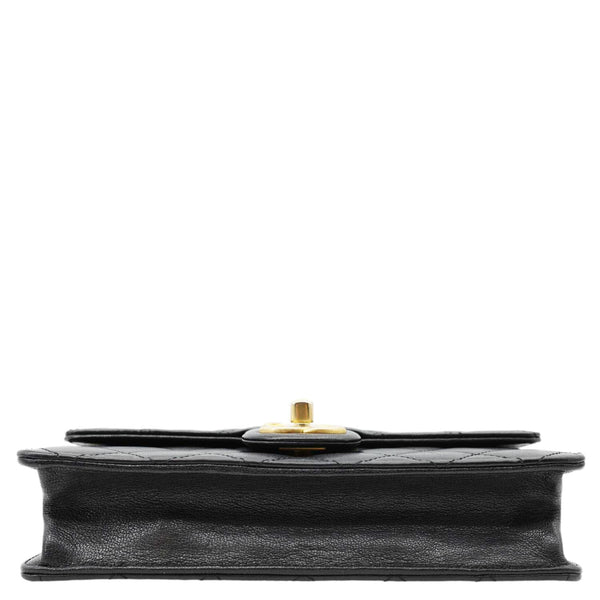 CHANEL Chic Pearls Flap Small Quilted Leather Shoulder Bag Black