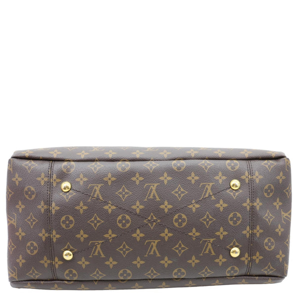 LOUIS VUITTON Artsy MM NM Monogram Canvas Shoulder Bag Brown