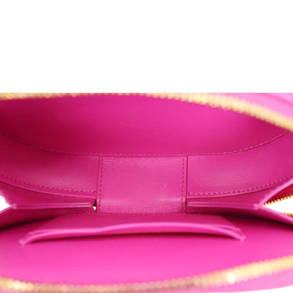 CHRISTIAN DIOR CD Signature Oval Calfskin Leather Camera Crossbody Bag Rani Pink