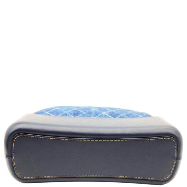 CHANEL Gabrielle Medium Denim Hobo Bag Blue