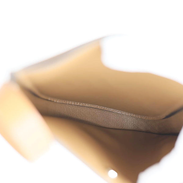 HERMES Perspective Cavaliere 21 Togo Leather Shoulder Bag Brown