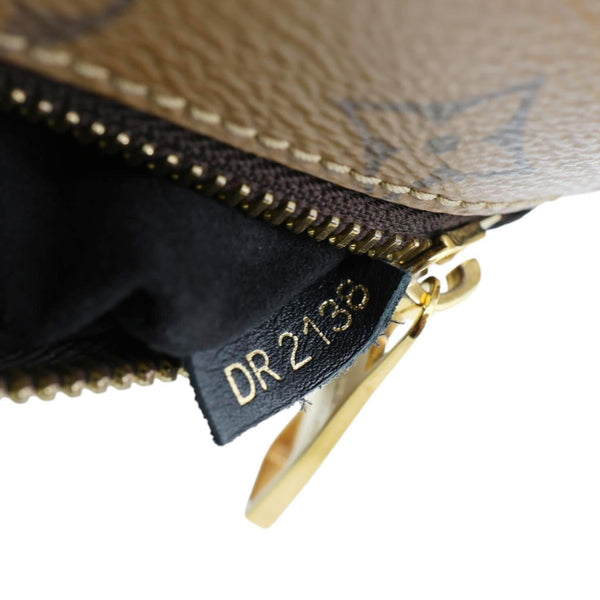 LOUIS VUITTON Metis Pochette Reverse Monogram Canvas Crossbody Bag Brown