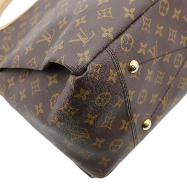 LOUIS VUITTON Artsy MM NM Monogram Canvas Shoulder Bag Brown