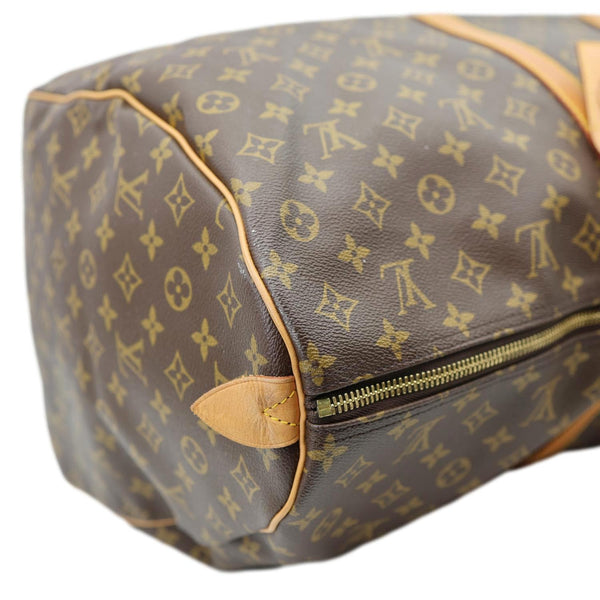 LOUIS VUITTON Keepall 60 Monogram Canvas Travel Bag Brown