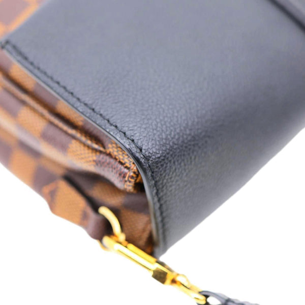 LOUIS VUITTON Clapton Damier Ebene Crossbody Bag Brown