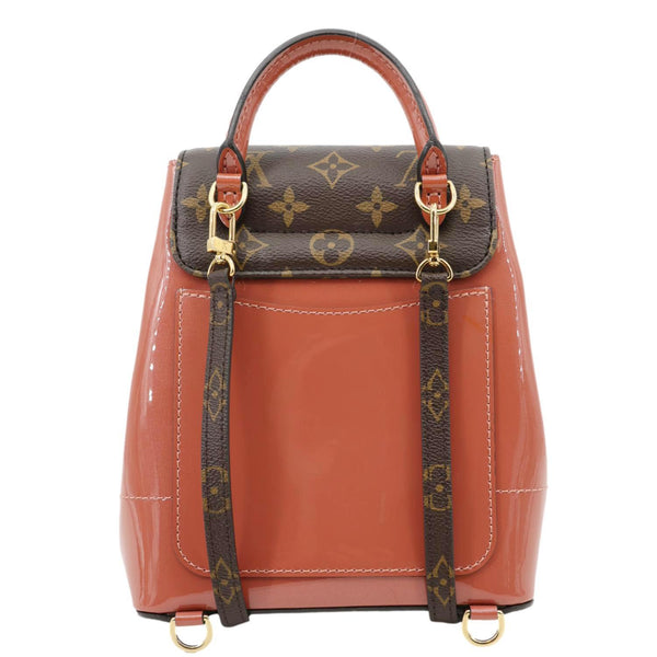 LOUIS VUITTON Hot Springs Patent Monogram Backpack Rose Pink