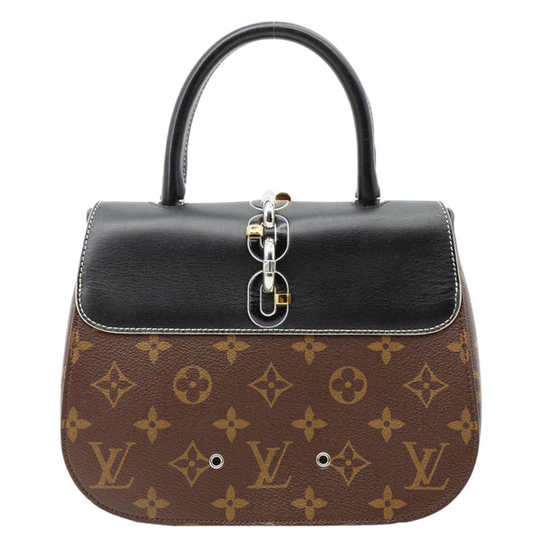 LOUIS VUITTON Chain It PM Monogram Canvas Shoulder Bag Black