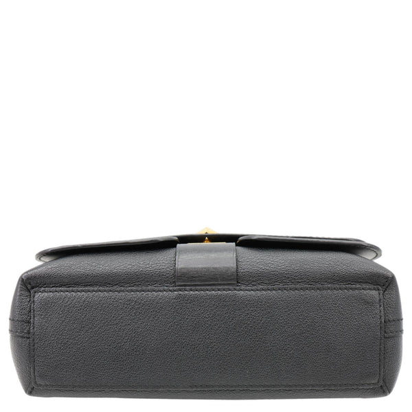 LOUIS VUITTON Very Chain Monogram Leather Chain Crossbody Bag Black