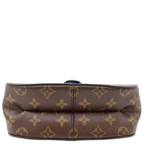 LOUIS VUITTON Chain It PM Monogram Canvas Shoulder Bag Black