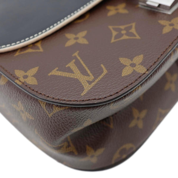 LOUIS VUITTON Chain It PM Monogram Canvas Shoulder Bag Black