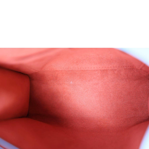 LOUIS VUITTON Lockme BB Taurillon Leather Chain Shoulder Bag Red