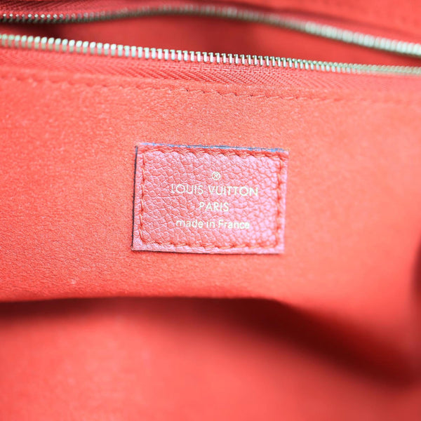 LOUIS VUITTON Saint Germain PM Monogram Empreinte Leather Shoulder Bag Cerise