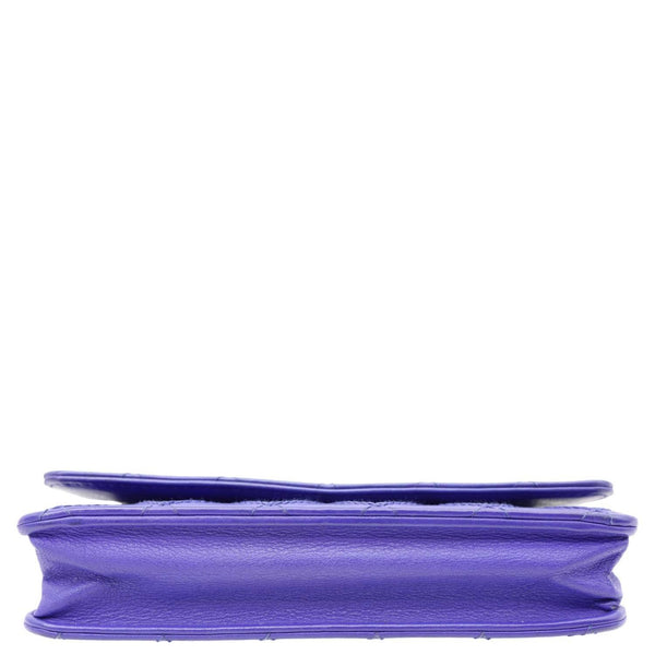 CHANEL Fancy CC Quilted Calfskin Leather Wallet On Chain Bag Royal blue